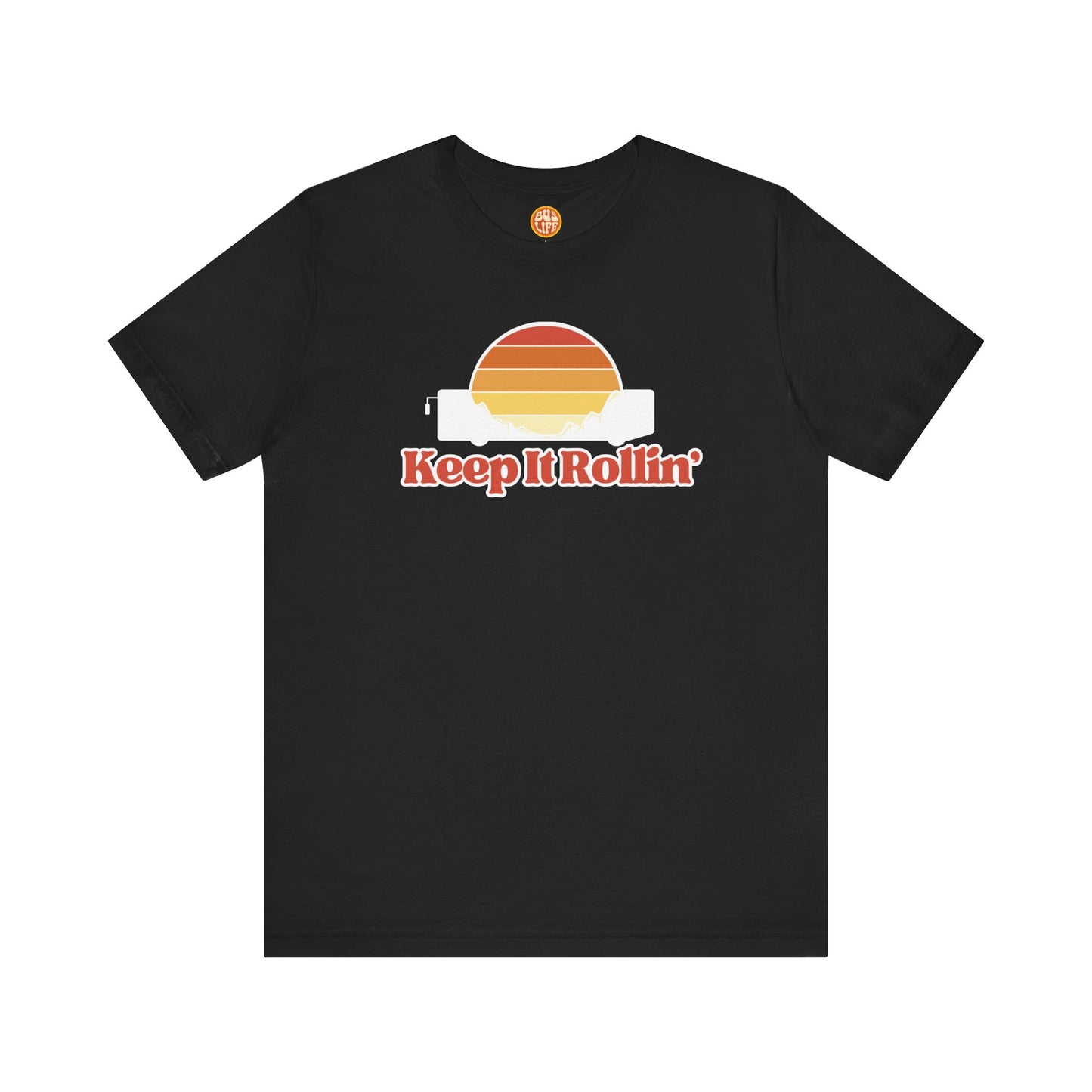 Keep It Rollin' Sunset Skoolie T-Shirt