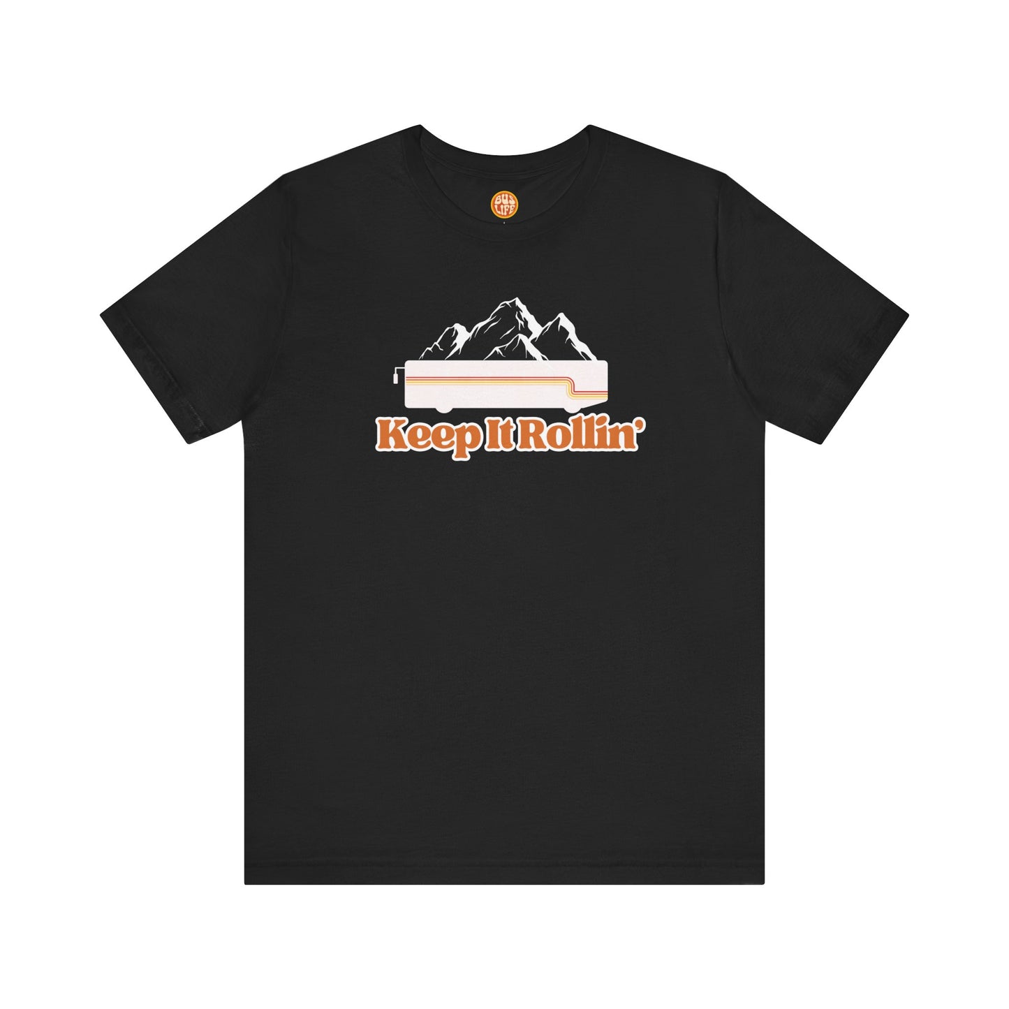 Keep It Rollin' Mountain Skoolie T-Shirt