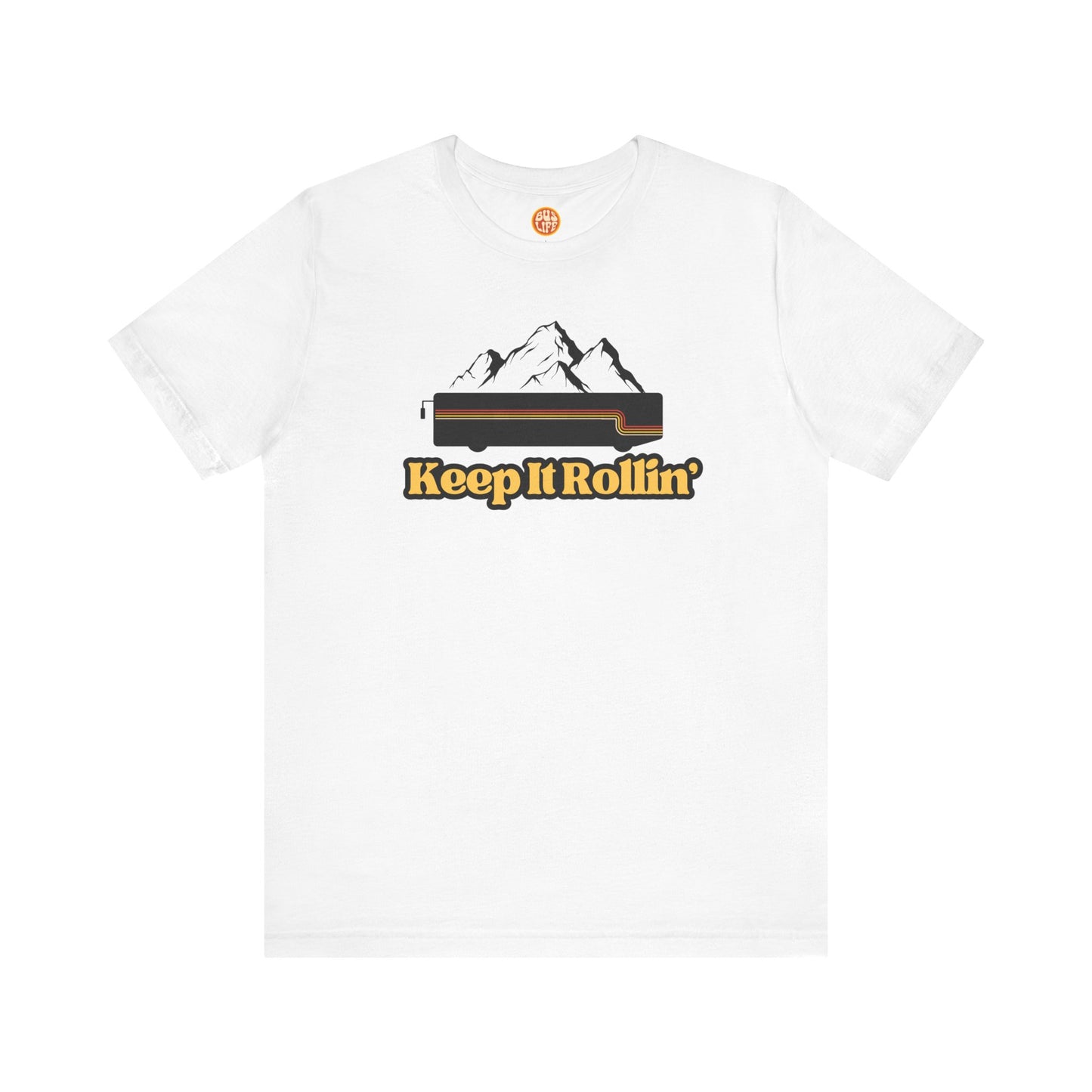 Keep It Rollin' Mountain Skoolie T-Shirt