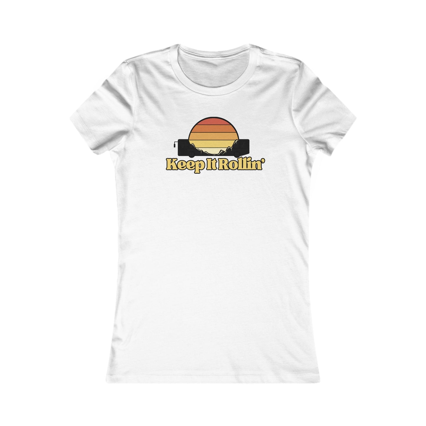 Keep It Rollin' Sunset Skoolie Women's T-Shirt