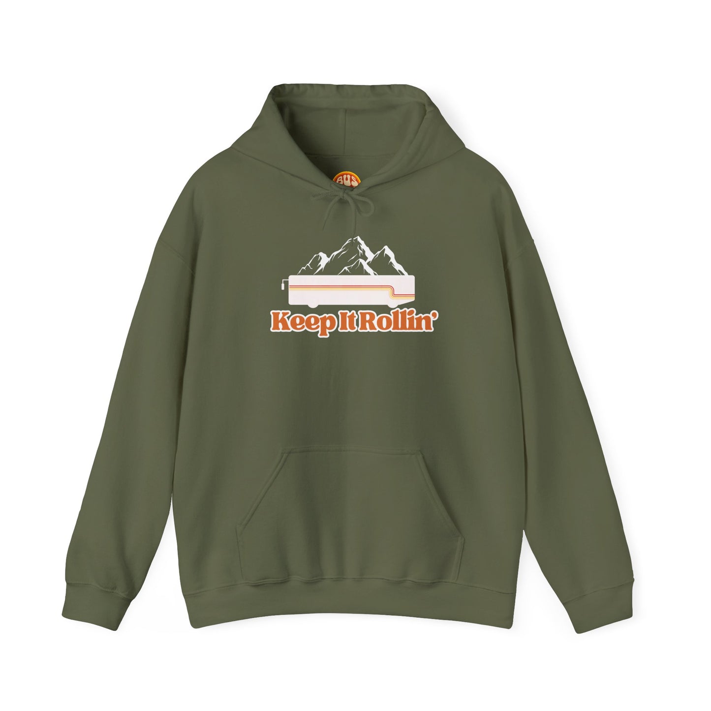 Keep It Rollin' Mountain Skoolie Hoodie