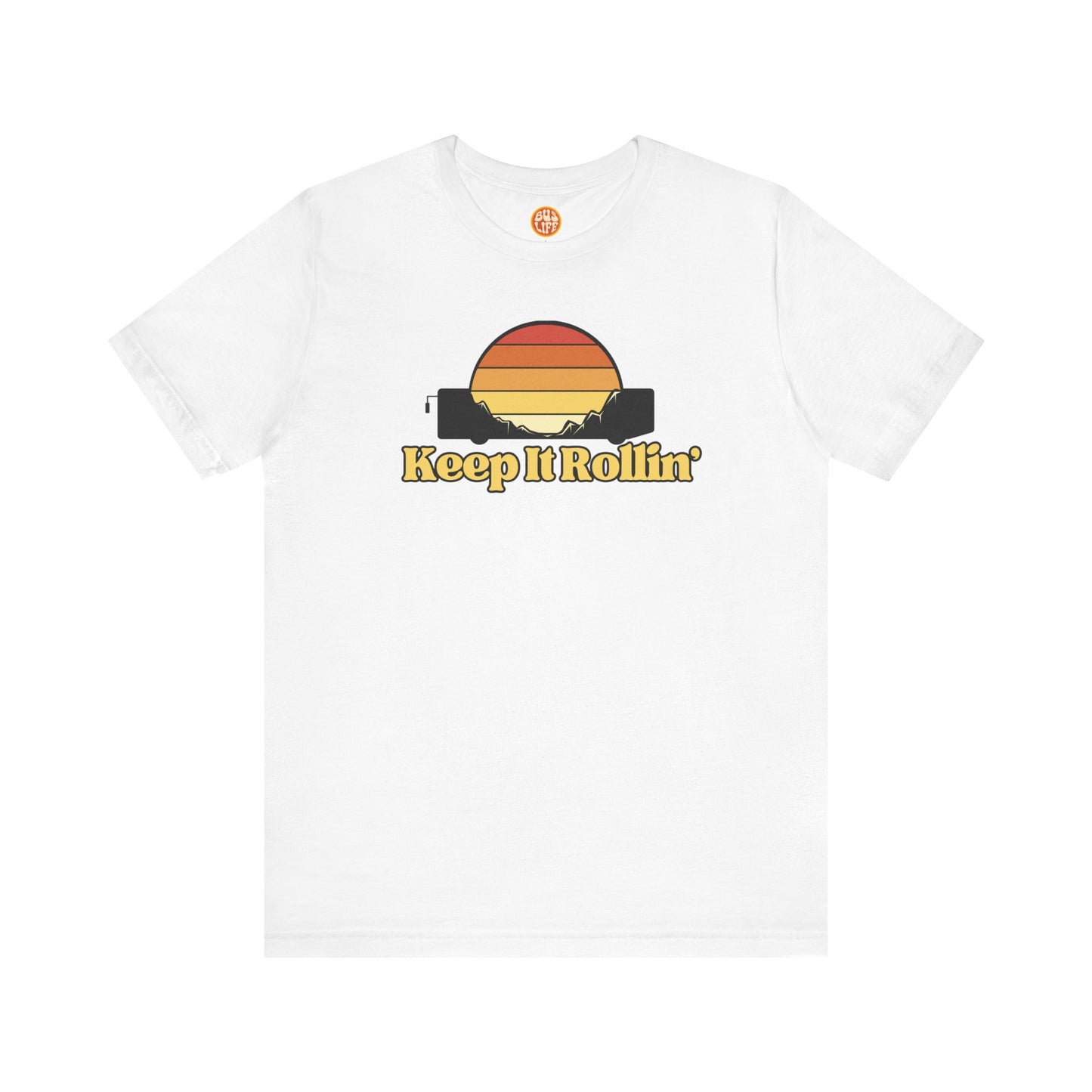 Keep It Rollin' Sunset Skoolie T-Shirt
