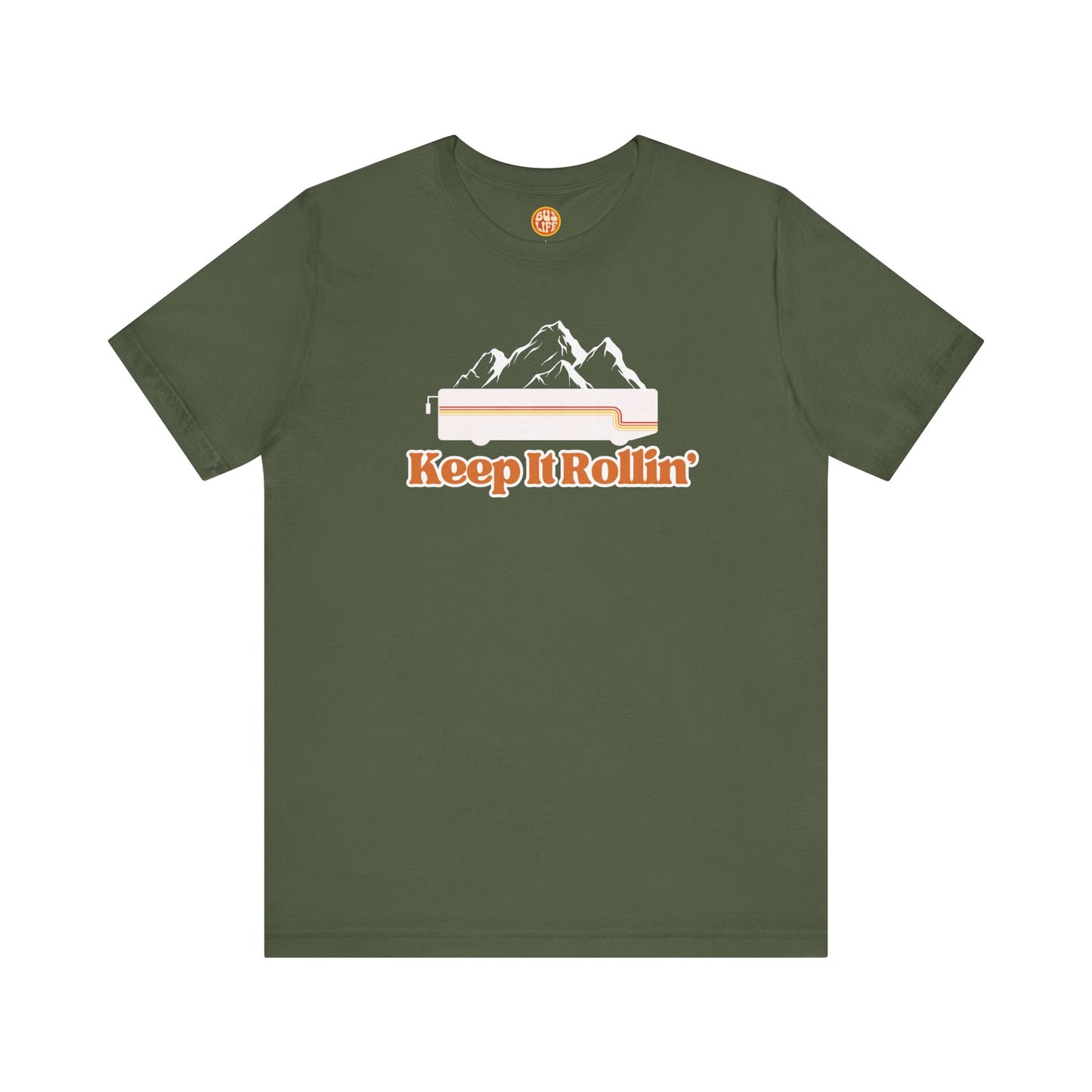 Keep It Rollin' Mountain Skoolie T-Shirt