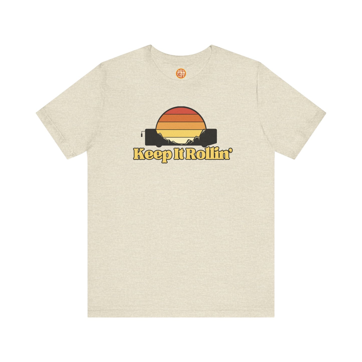 Keep It Rollin' Sunset Skoolie T-Shirt