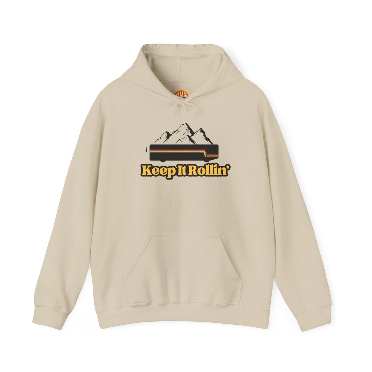 Keep It Rollin' Mountain Skoolie Hoodie