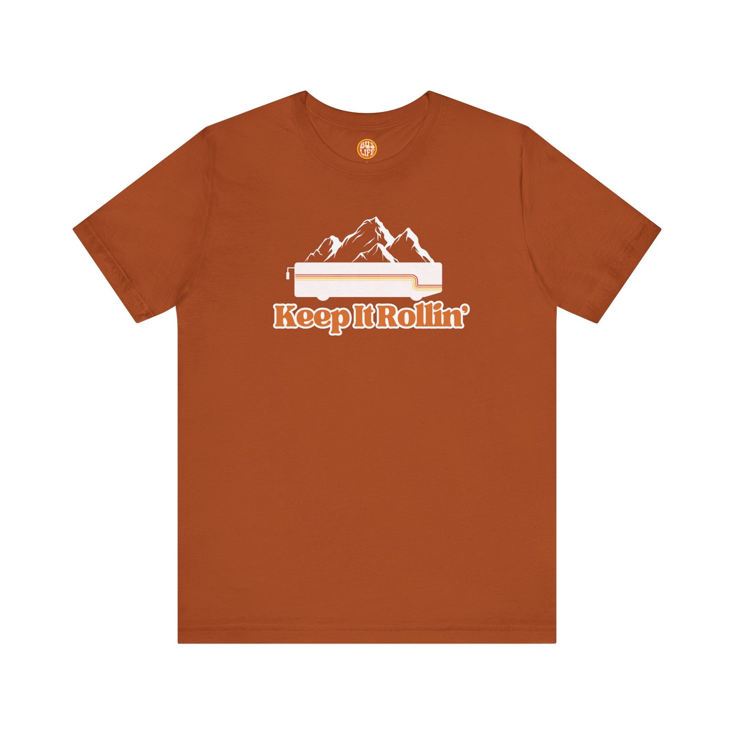 Keep It Rollin' Mountain Skoolie T-Shirt