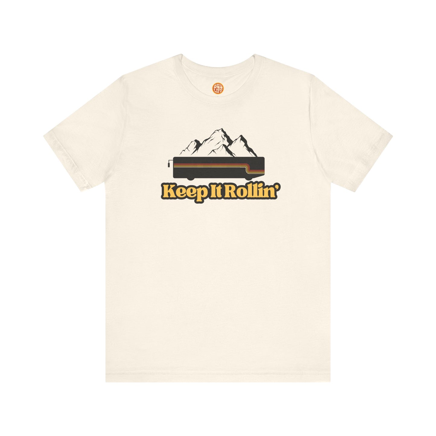 Keep It Rollin' Mountain Skoolie T-Shirt