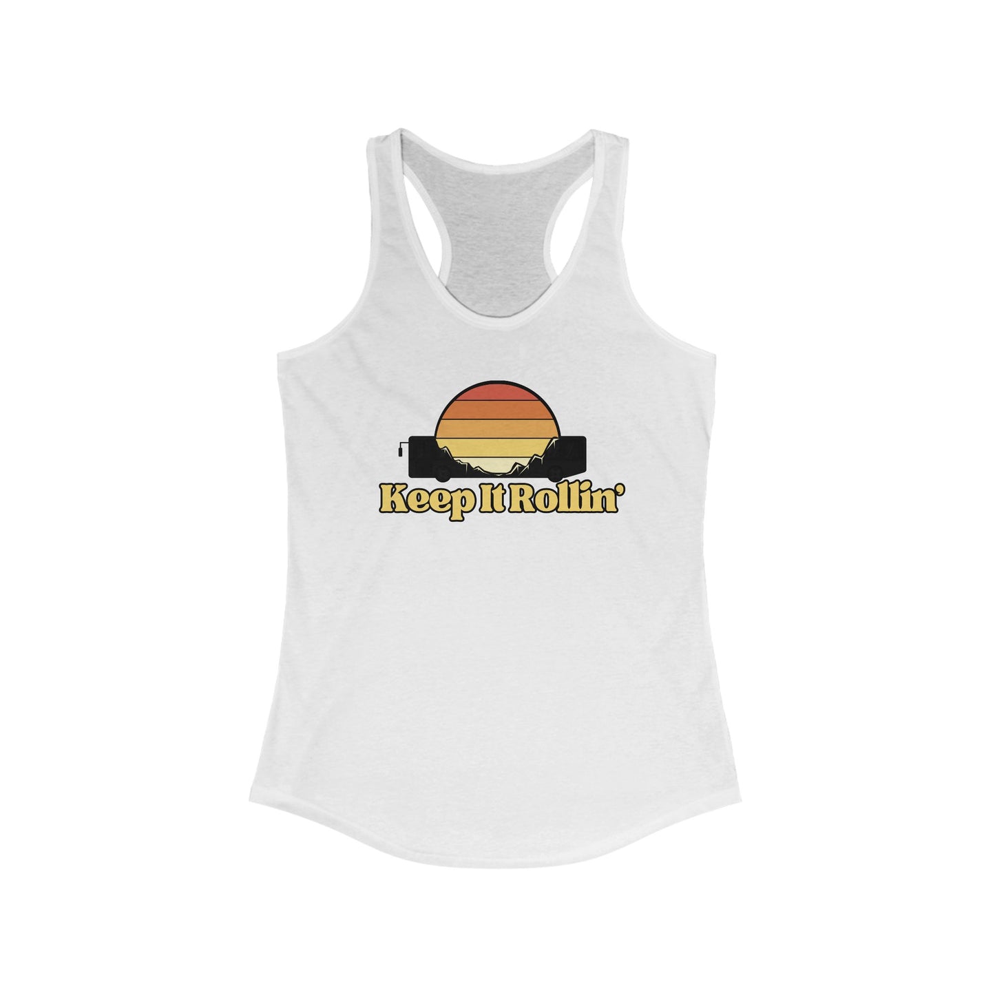 Keep It Rollin' Sunset Skoolie Women's Tank