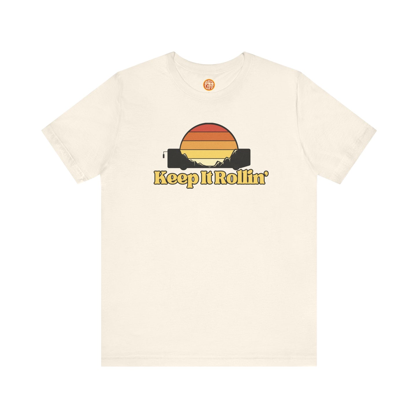 Keep It Rollin' Sunset Skoolie T-Shirt