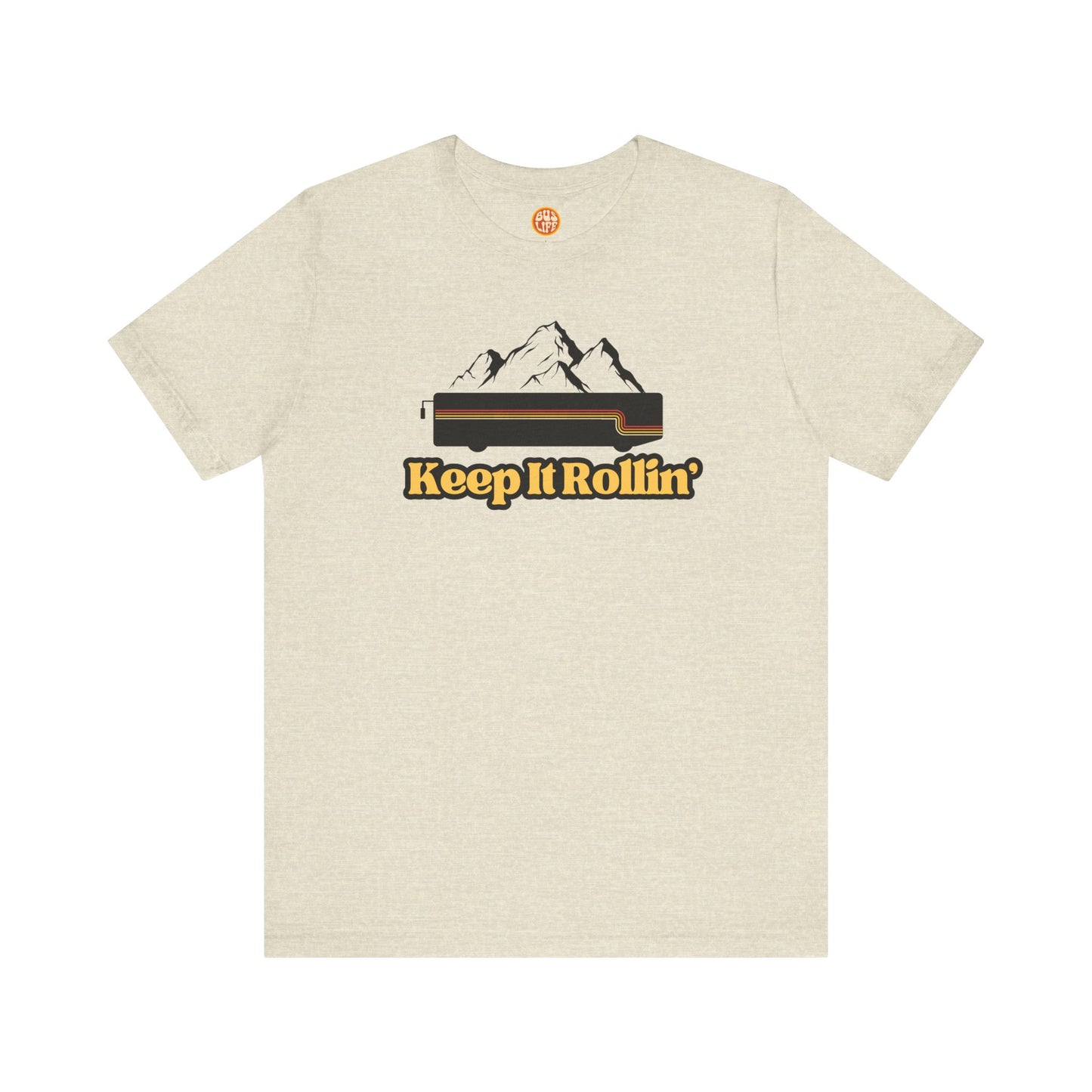 Keep It Rollin' Mountain Skoolie T-Shirt