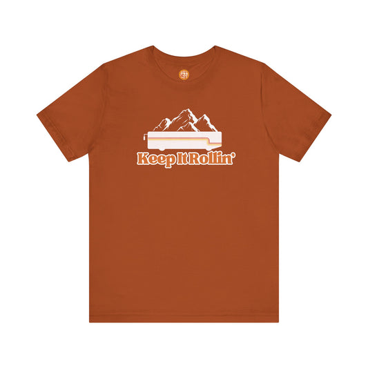 Keep It Rollin' Mountain Skoolie T-Shirt